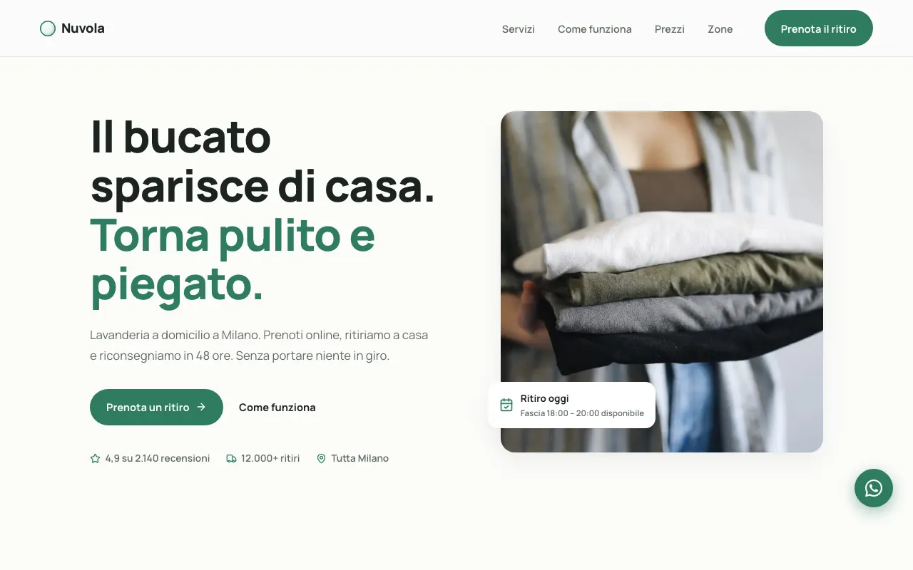 Anteprima Lavanderia a Domicilio