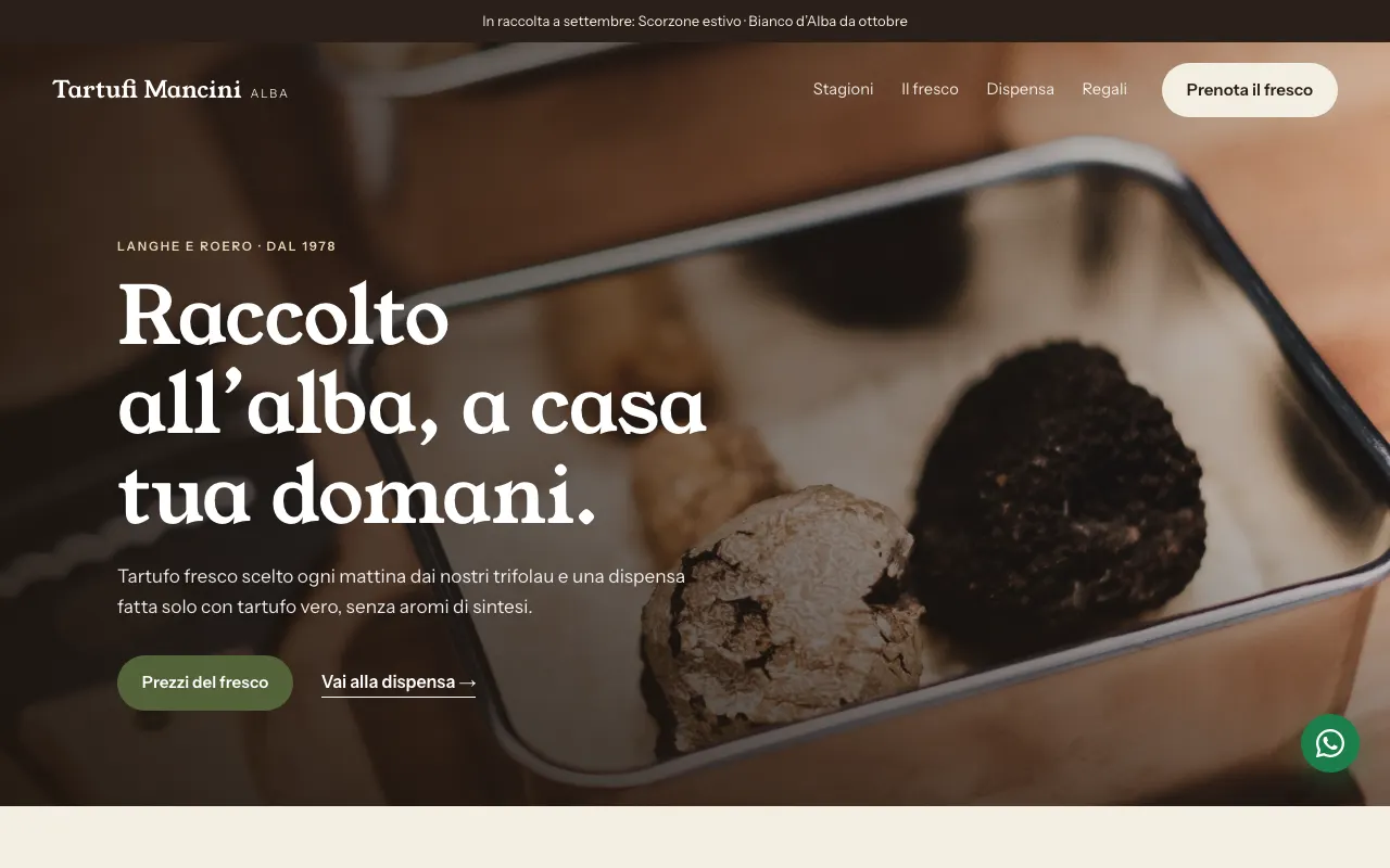 Anteprima Tartufi d’Alba